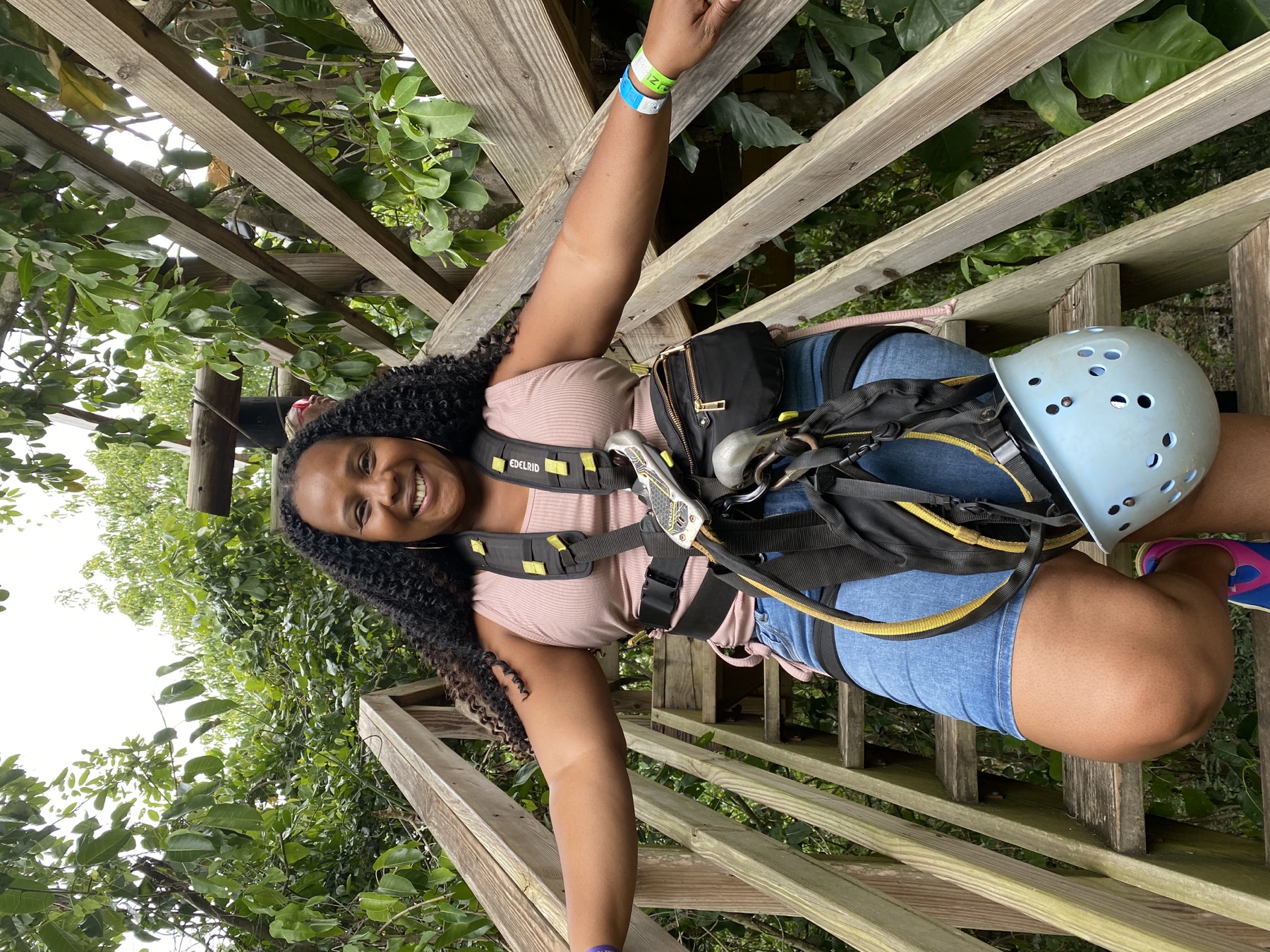 Beatrice enjoying an outdoor adventure